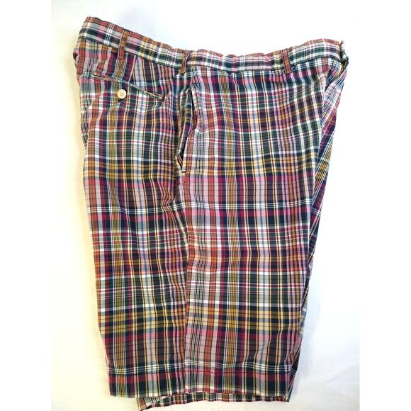 Polo Ralph Lauren Plaid Bermuda Shorts Classic Fit Casual Size 38 - Picture 4 of 14